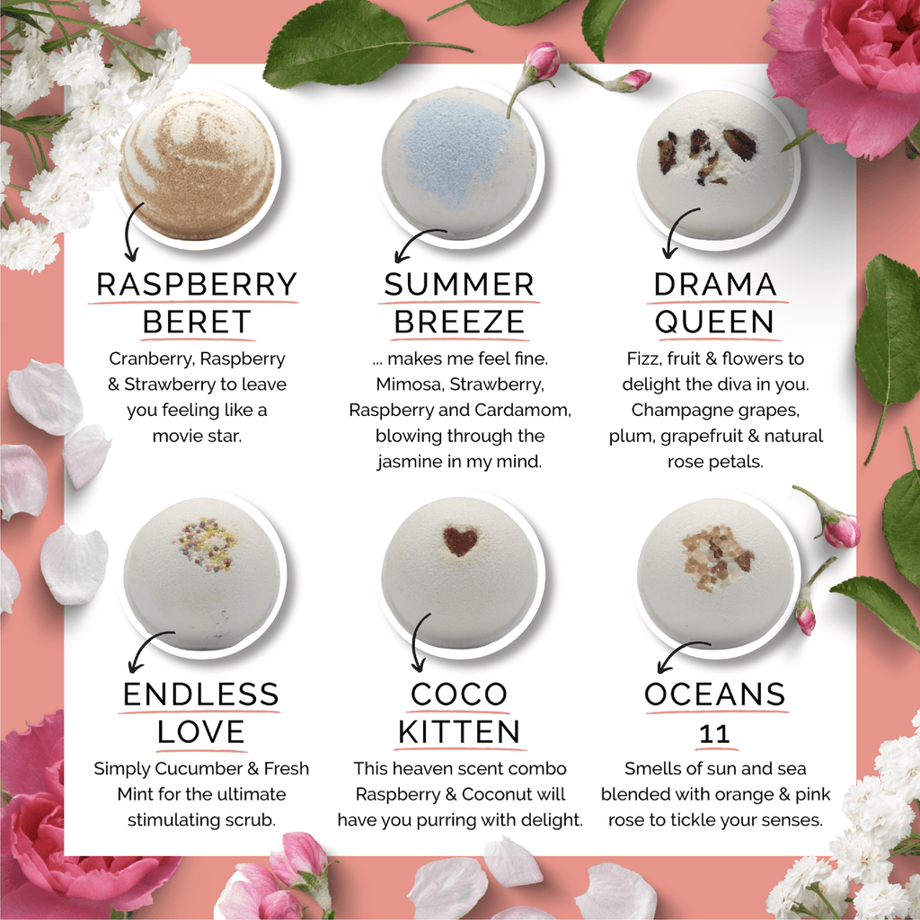luxury bath bombs scents